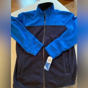 Nautica young men’s fleece full zip XL NEW with tags